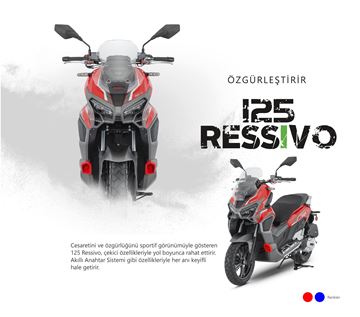 MONDİAL 125 RESSİVO - KIRMIZI/GRİ MOTOSİKLET Resimi